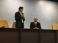 O Presidente do CDEMP, Dr. Andr Mauro Lacerda Azevedo, e o Presidente da Unidade Nacional de Capacitao do Ministrio Pblico, Dr. Esdras Dantas.